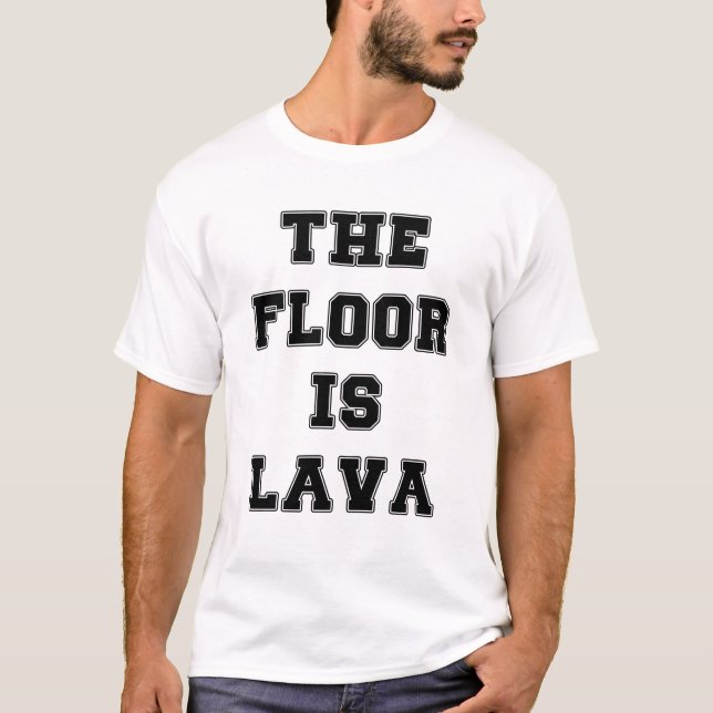 Camiseta El suelo es lava (Anverso)