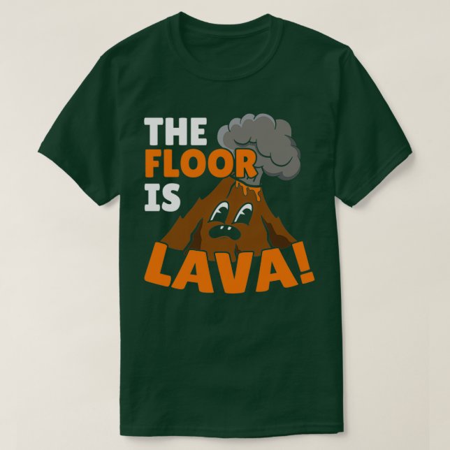 Camiseta El Suelo Es Volcán De Geología De Lava (Diseño del anverso)