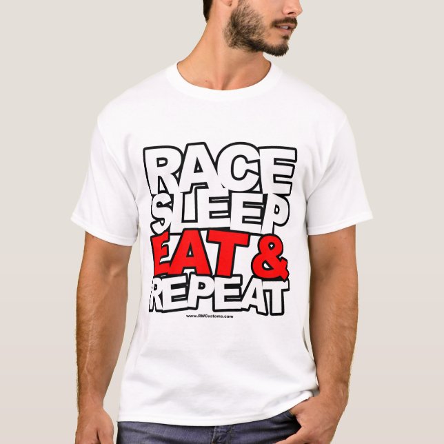 Camiseta El sueño de la raza come y repite (Anverso)