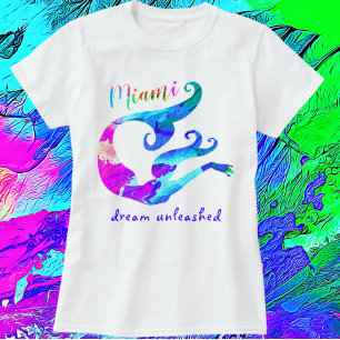 Camiseta El sueño de la sirena de Florida en Miami desató e