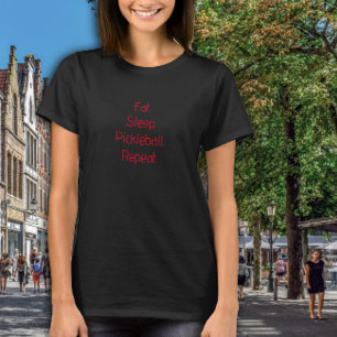 Camiseta El sueño de Pickleball Lover: regalos para su rojo