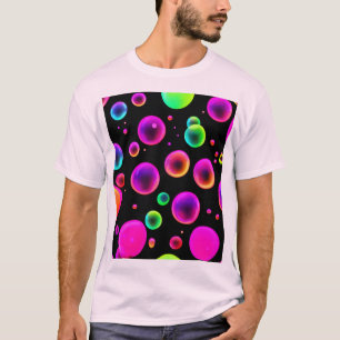 Camiseta El sueño de una burbuja brillante en el arco iris