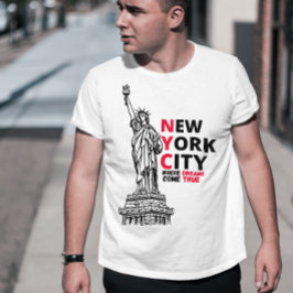 Camiseta El sueño gráfico vintage de Nueva York
