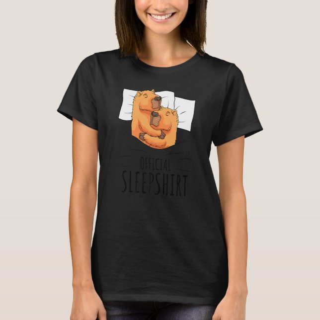Camiseta El sueño oficial del Capybara (Anverso)