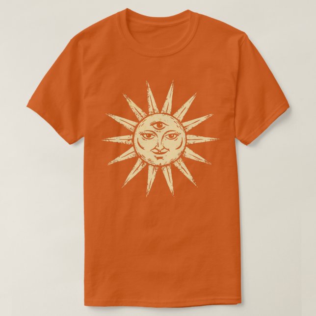Camiseta El Sun Tarot d Reader Horoscope Astrología Astrolo (Diseño del anverso)