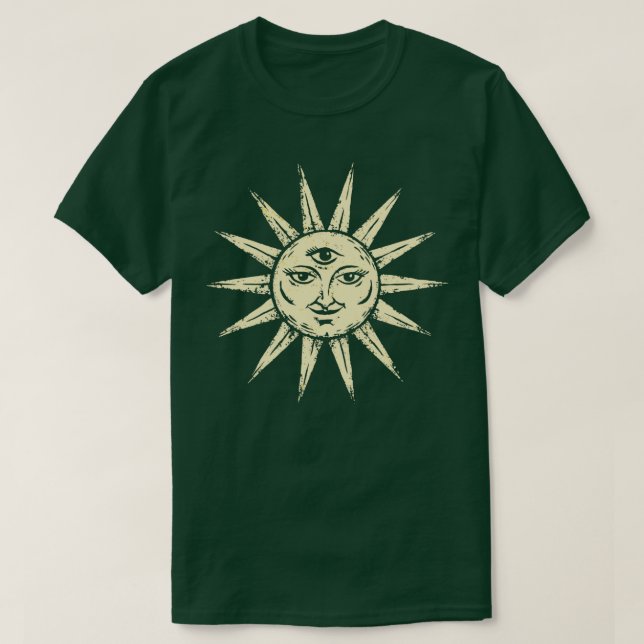 Camiseta El Sun Tarot d Reader Horoscope Astrología Astrolo (Diseño del anverso)