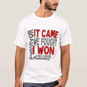 Camiseta El superviviente del cáncer de pulmón que vino