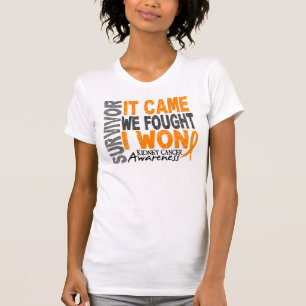 Camiseta El superviviente del cáncer del riñón que vino