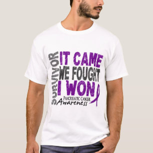 Camiseta El superviviente del cáncer pancreático que vino
