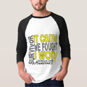 Camiseta El superviviente del cáncer testicular que vino