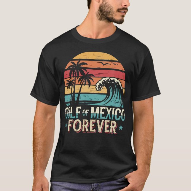 Camiseta El surf en el Golfo de México para siempre (Anverso)