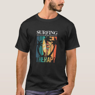 Camiseta El Surf Es Mi Chica Terapéutico Retro