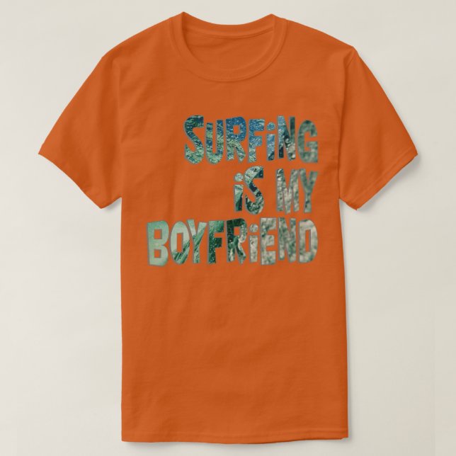 Camiseta El surf es mi novio (Diseño del anverso)