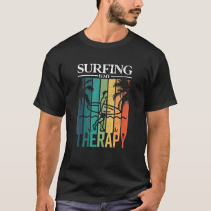 Camiseta El Surf Es Mi Silueta Terapéutica Surfista