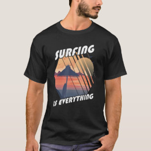 Camiseta El Surf Es Todo, Vintage Surf Board