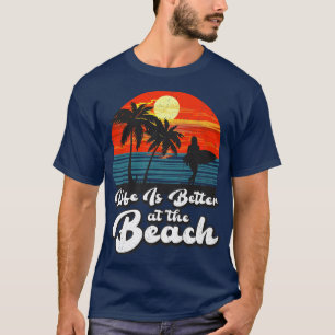 Camiseta El Surf Retro Sunset Surfing Surf Lover Life Es Me
