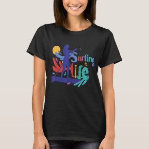 Camiseta El Surfing Es Surf De Mujeres
