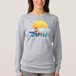 Camiseta El surfista avanza por la ola | Mujeres de manga l