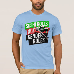 Camiseta El sushi no tiene roles de género