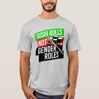 Camiseta El sushi no tiene roles de género