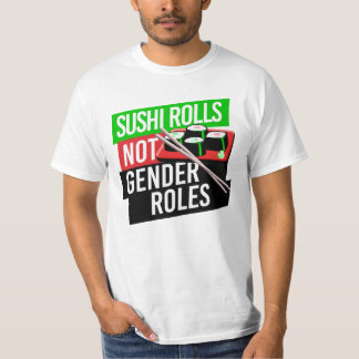 Camiseta El sushi no tiene roles de género