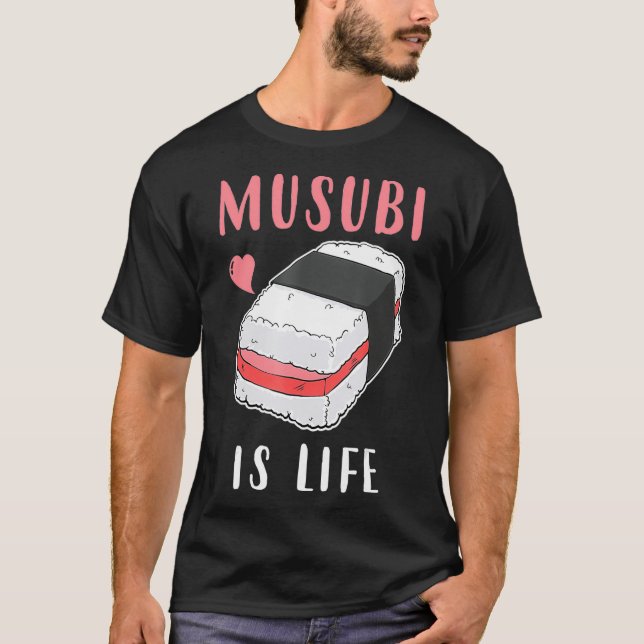 Camiseta El Sushi Spam Musubi Hawai es Vida (Anverso)
