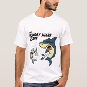 Camiseta El susto del tiburón hambriento