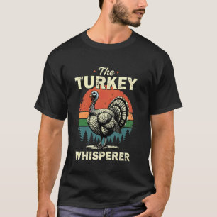 Camiseta El Susurrador de Pavo Cocina Vintage Día de Acción