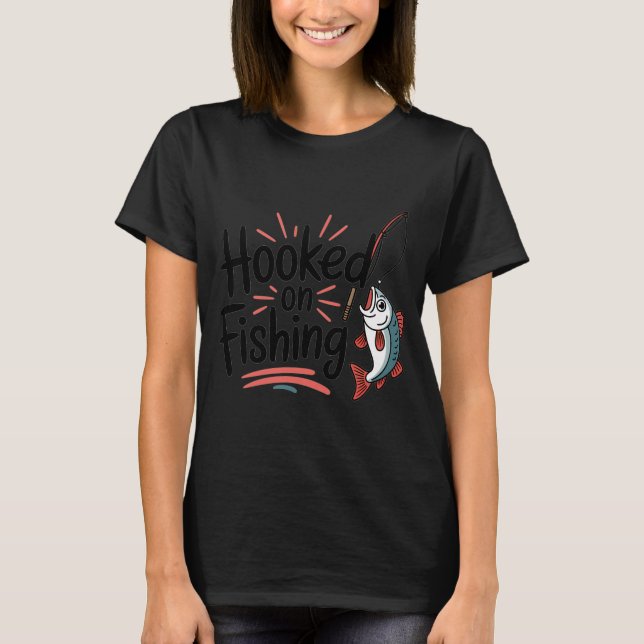 Camiseta El Susurrador de Peces Pesca Retro (Anverso)