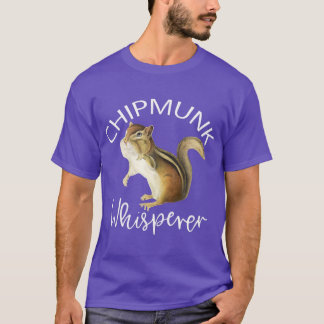 Camiseta El susurro de Chipmunk que amo a los Chipmunks