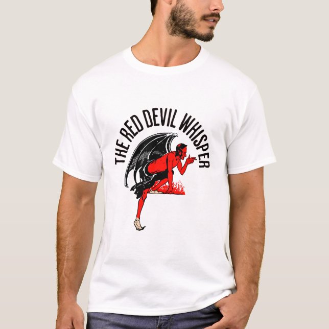 Camiseta el susurro del diablo rojo (Anverso)