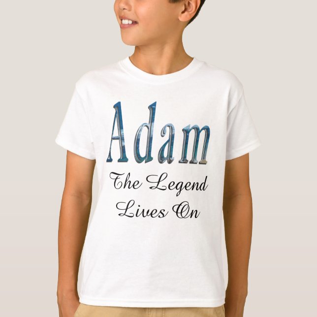 Camiseta "El Susurro del Océano: El nombre es Adán (Anverso)