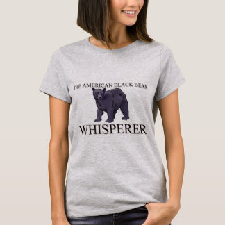 Camiseta El susurro estadounidense del oso negro