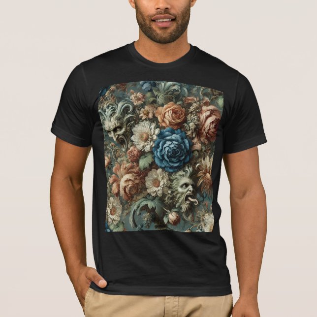 Camiseta El susurro que afiló el cuchillo – Arte gótico (Anverso)