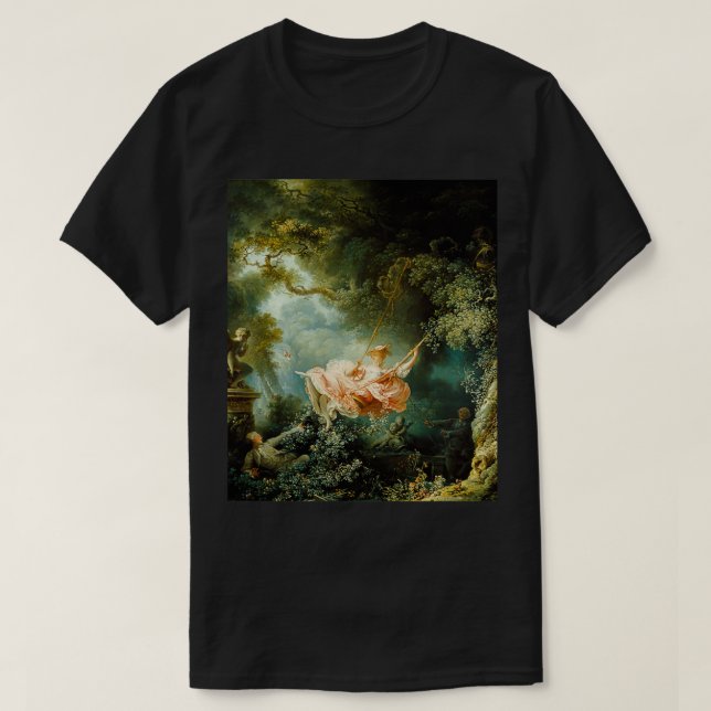 Camiseta El SwingJeanHonore Fragonard (Diseño del anverso)