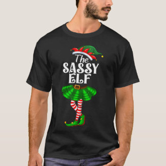 Camiseta El Sy Elf Xmas Divertido Navidad Familia Pareo Pa