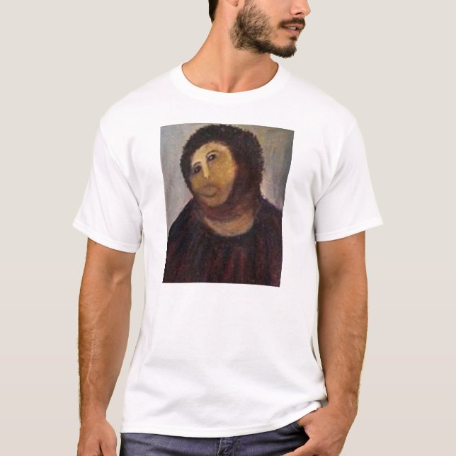 CAMISETA EL T BLANCO RESTORO DE ECCE DE LOS HOMBRES (Anverso)