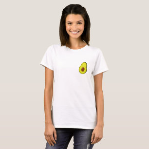 Camiseta El T de Frocket de las mujeres lindas del aguacate