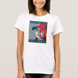 Camiseta El T de las mujeres de Lorenzo del equipo