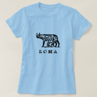 Camiseta El T de las mujeres del Ella-Lobo de ROMA