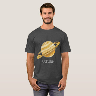 Camiseta El T de los hombres de la acuarela del planeta de