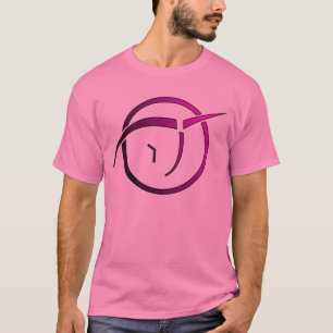 Camiseta El T de los hombres rosados invisibles del