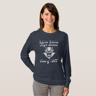 Camiseta El T de manga larga básico de las mujeres -