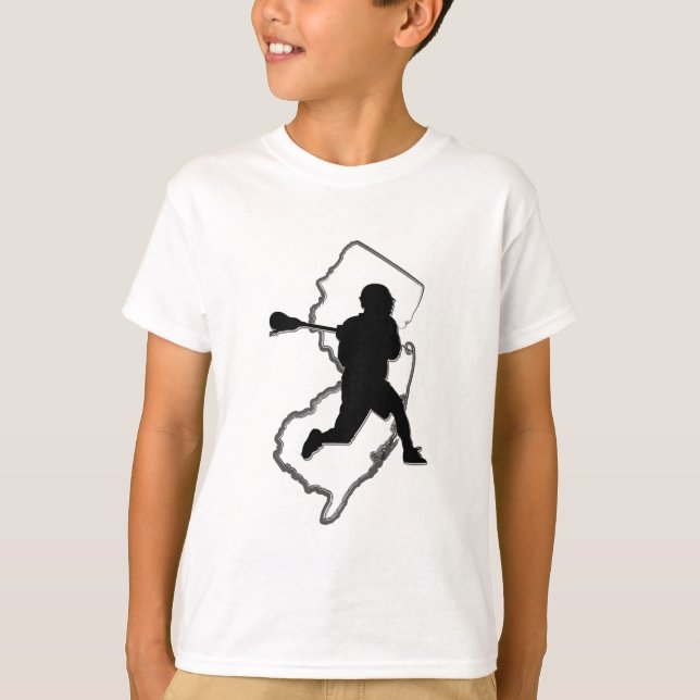 Camiseta El T del niño de NJ LaCrosse (Anverso)