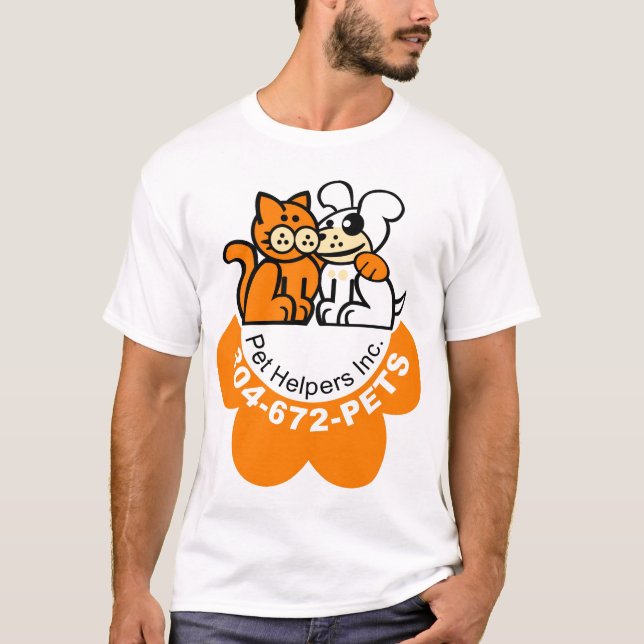 Camiseta El T-Shirt1 del ayudante del mascota (Anverso)