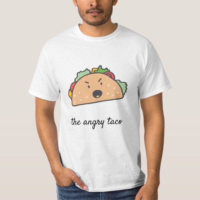 Camiseta El taco enojado (Anverso)