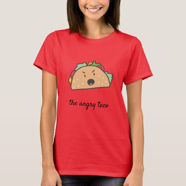Camiseta El taco enojado (Anverso)