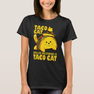 Camiseta El Tacocat hacia atrás es Taco Cat Cinco De Mayo