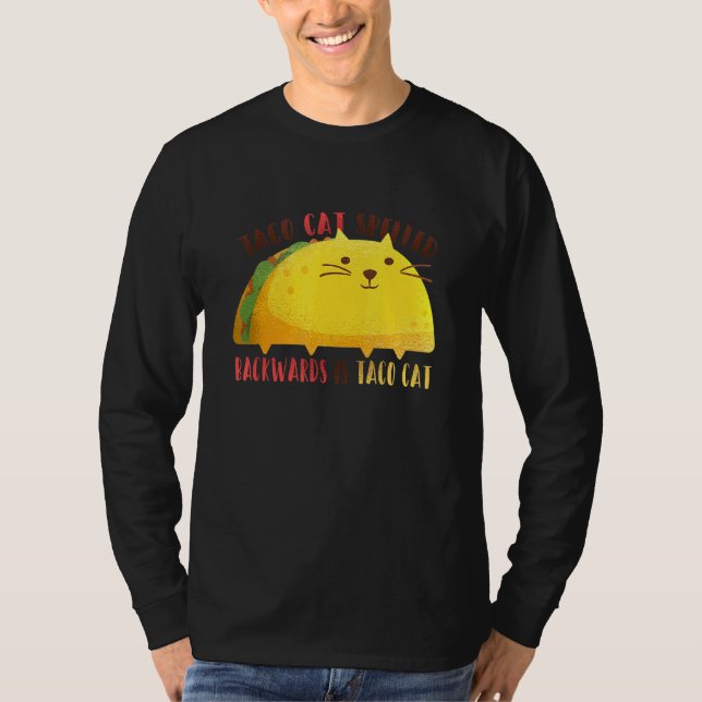 Camiseta El Tacocat Spelling Atrás Es Tacocat Taco Mexicano (Anverso)