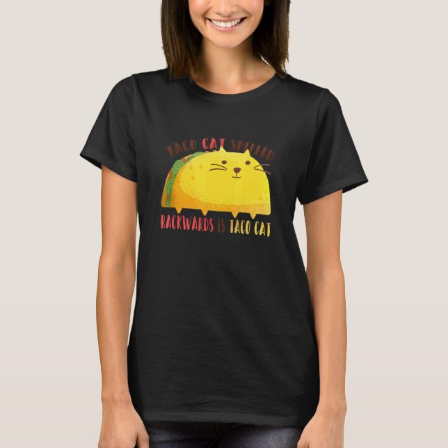 Camiseta El Tacocat Spelling Atrás Es Tacocat Taco Mexicano (Anverso)